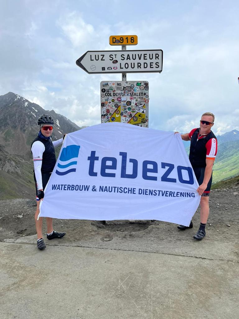 Foto Cees en Jaap op de top